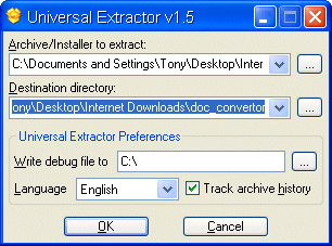 UNIVERSAL EXTRACTOR