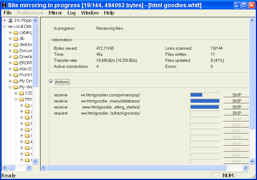 HTTRACK WEBSITE COPIER