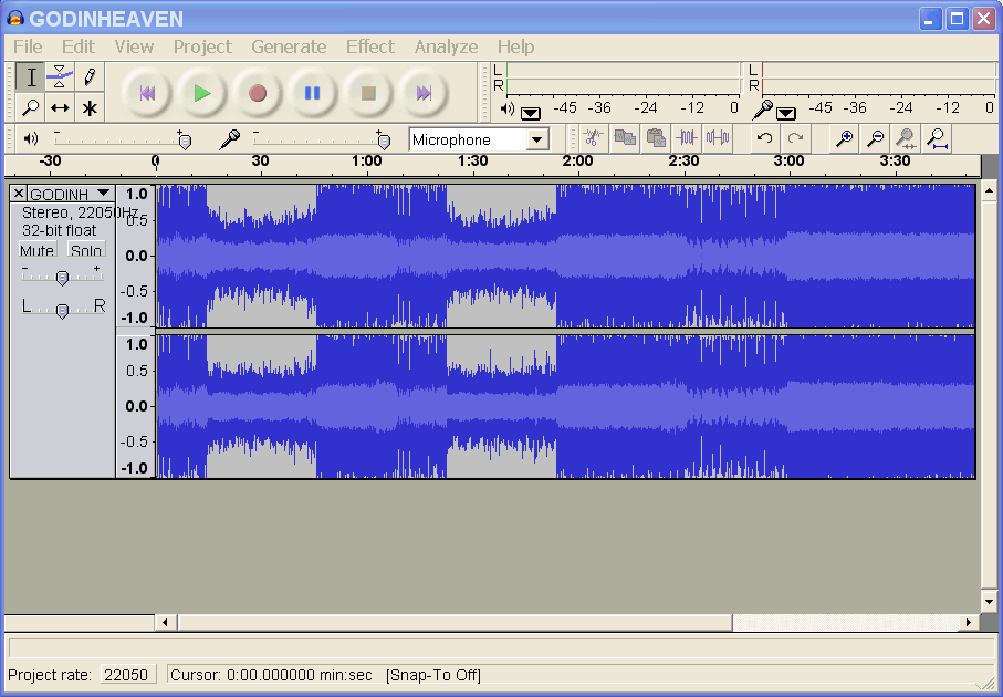 audacity download hard drive space