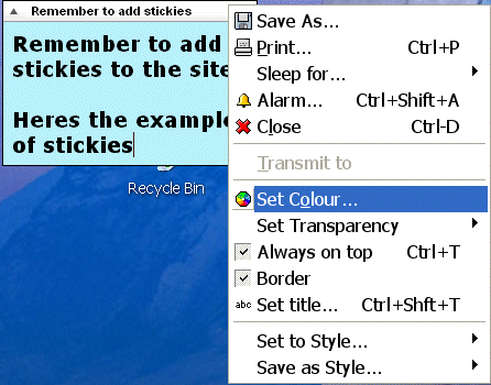 STICKIES