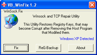 WINSOCK XP FIX