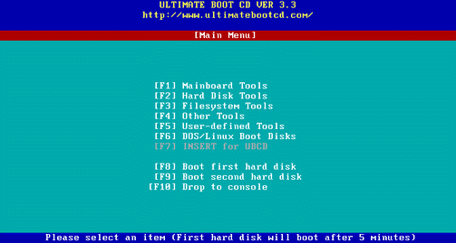 ULTIMATE BOOT CD